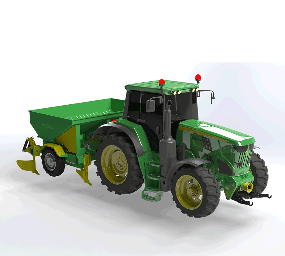 Tractor-mounted YN-08-PE-X4 Demolition Machine